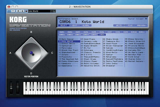 The Wavestation is an updated version of the one that came with the first Legacy Collection.